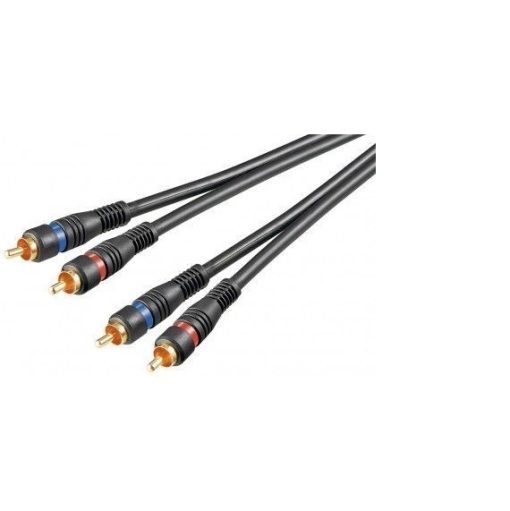 MEDIUM Prémium 2RCA-2RCA Kábel 5m