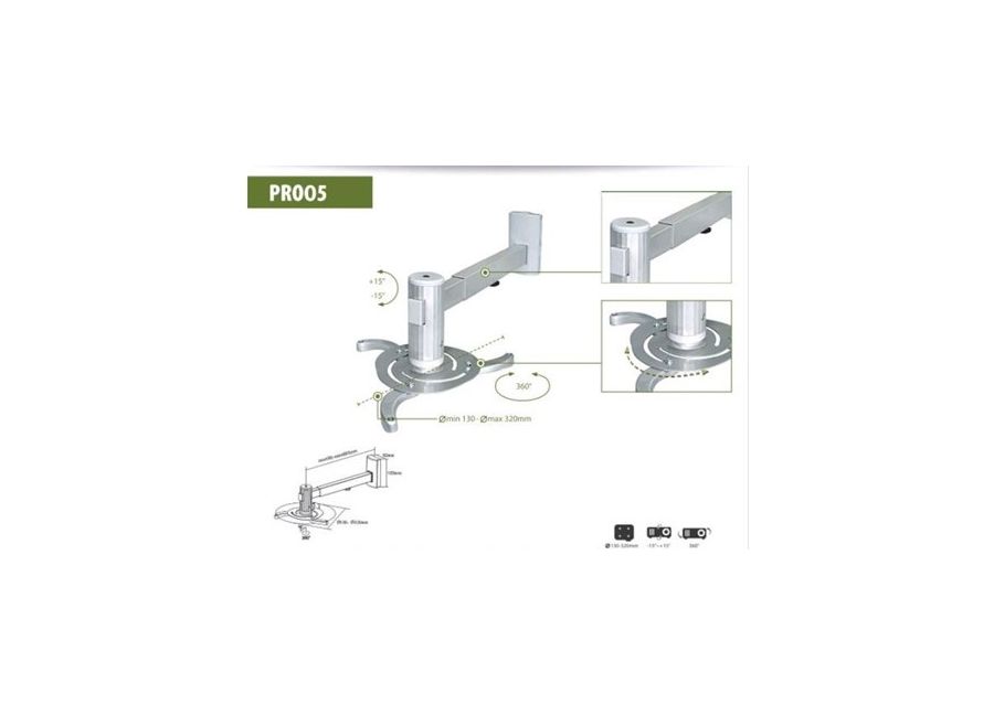 Sunne PRO05 proj. fali.konzol dönt.forg.univ. - Image 2