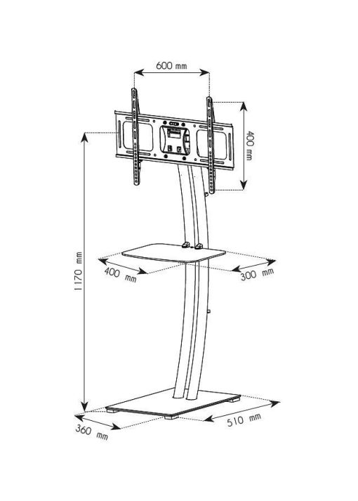 Techly ICA-TR14 fix padlóállvány - Image 2