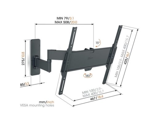 Vogel's TVM1443 fali TV konzol 32-65" - Image 2