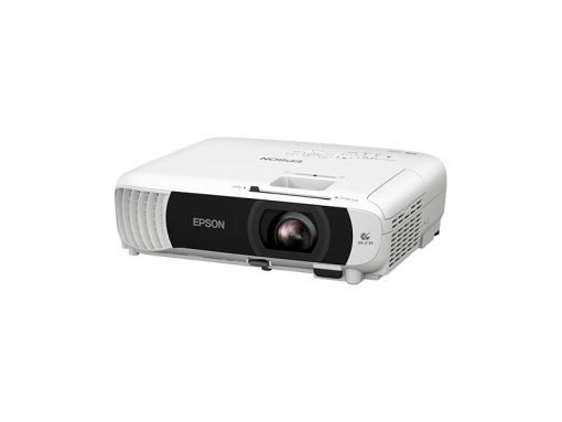 Epson EB-W55 WXGA projektor fehér színben, 4000 lumen fényerővel és 3LCD technológiával, irodai és tantermi használatra tervezve