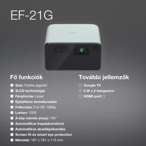 Espon EF-21W projektor - Image 2