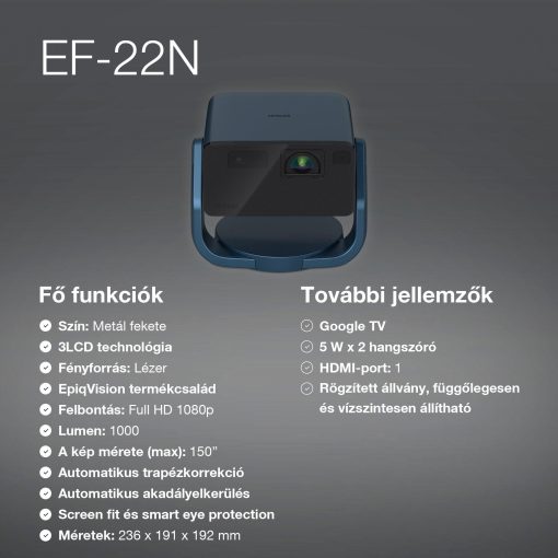 Epson EF-22N projektor - Image 2