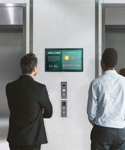 LG 22SM3G reklámkijelző üzleti környezetben