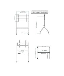 Alternative view of North Bayou P150 motoros állvány