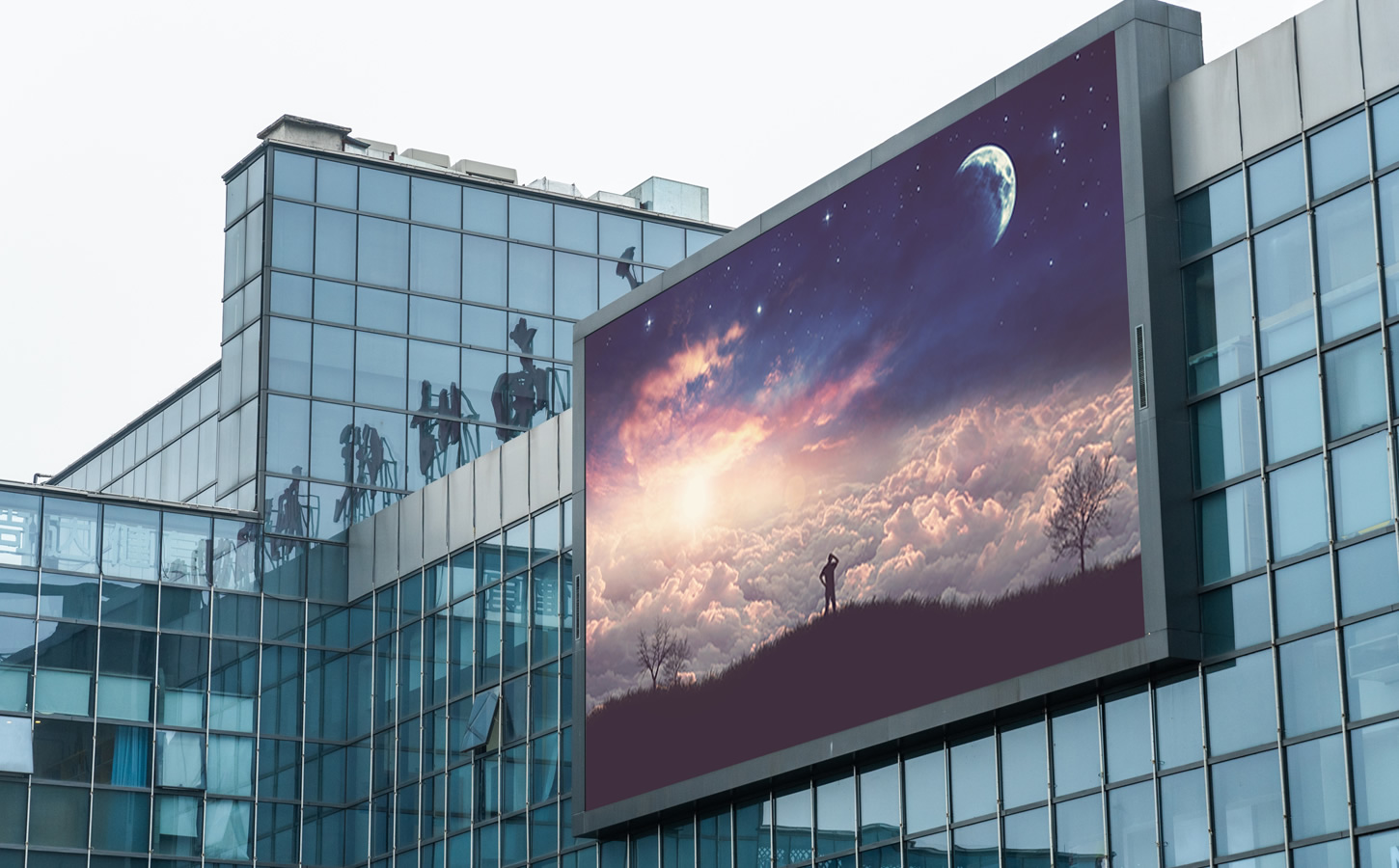 Digitális outdoor LED reklám kijelző nagy fényerővel